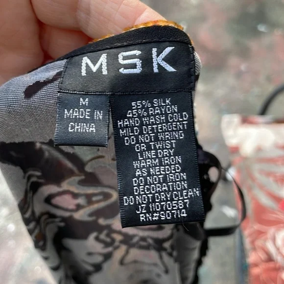 Burnout velvet jacket or duster with beaded tassel fringe - Picture 6 of 8